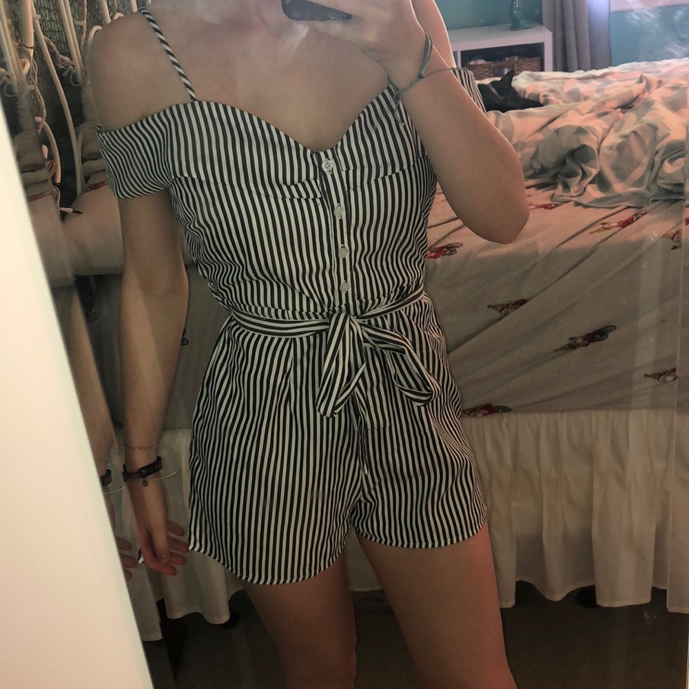 STRIPED ROMPER - Picture 3 of 7
